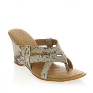 Born® Crown Series "Brescia" Leather Wedge Sandal