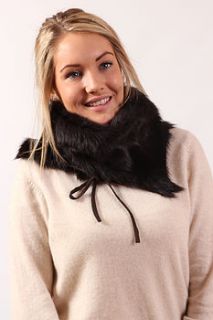 toscana sheepskin wrap scarf by maquien design