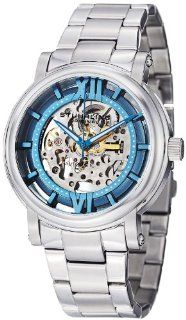 Stuhrling Original Men's 426.33116 Classic Winchester XT Automatic Skeleton Blue Dial Stainless Steel Bacelet Watch Watches