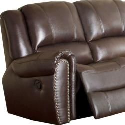Chelsea Espresso Leather Reclining Sofa, Loveseat and Reclining Chair Sofas & Loveseats
