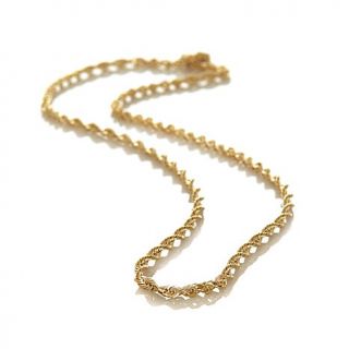 Michael Anthony Jewelry® 10K Gold Pashmina Rope Chain Necklace   16"
