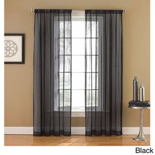 Links Sheer Mesh 84 inch Rod Pocket Curtain Panel Sheer Curtains