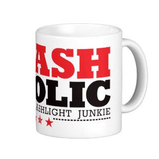 Flashaholic – Ultimate Flashlight Junkie   Red Coffee Mug