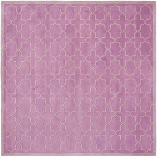 Safavieh Handmade Moroccan Chatham Pink Wool Rug (7' Square) Safavieh Round/Oval/Square