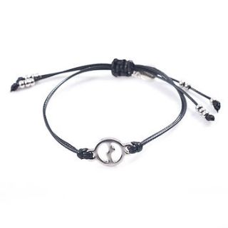 mini disc adjustable friendship bracelet by francesca rossi designs