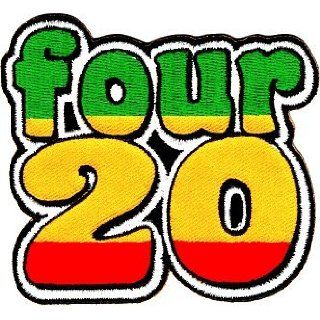 420   Rasta   Embroidered Iron On Or Sew On Patch Clothing