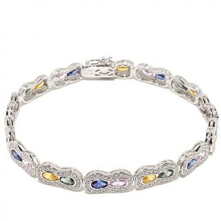 Victoria Wieck Absolute™ Multicolored CZ Line Bracelet