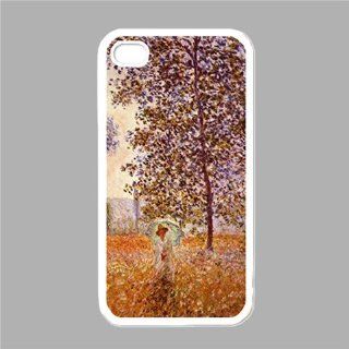 Poplars In The Sunlight White iPhone 4   iPhone 4S Case Cell Phones & Accessories