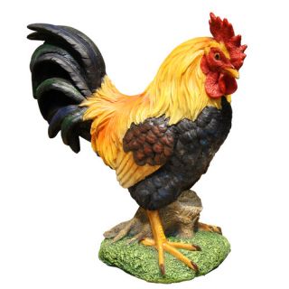 Garden Rooster Statue