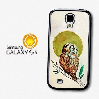 Owl Tree Wildlife Original Art Watercolor Illustration case for Samsung Galaxy S4 T449 Cell Phones & Accessories