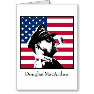 Douglas MacArthur and the US Flag Cards