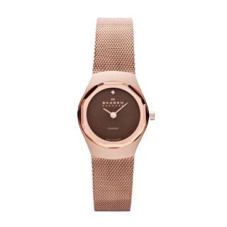 Skagen Steel Mesh Rose Gold Tone Watch 432Srrd Watches