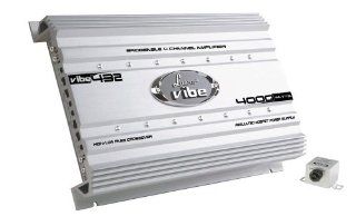 Lanzar VIBE432 Vibe 4000 Watt 4 Channel Mosfet Amplifier Electronics