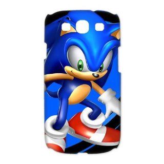 Custom Sonic the Hedgehog 3D Cover Case for Samsung Galaxy S3 III i9300 LSM 3268 Cell Phones & Accessories