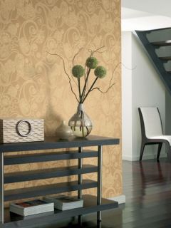 Candice Olson Shimmering Details Dotted Paisley Wallpaper by York Wallcoverings