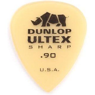 Dunlop 433P90 .90mm Ultex Sharp Guitar Picks, 6 Pack Musical Instruments