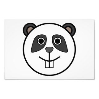 Panda head cartoon photo