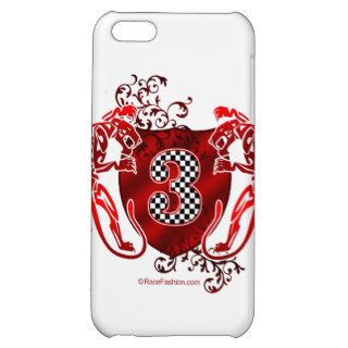 3 auto racing number tigers cover for iPhone 5C