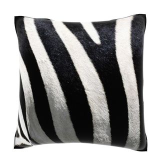 Stripes on Zebra 18 inch Velour Throw Pillow Throw Pillows