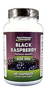 Nutritional Concepts Black Raspberry    425 mg   60 Capsules Health & Personal Care