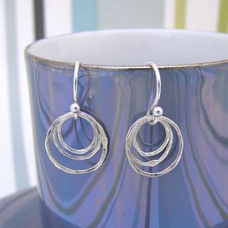 sterling silver circles earrings by soremi