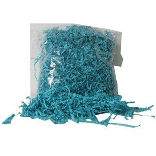 Sea Blue Shred Tissue (krinkeleen)   2 ounce bags  Package Cushioning Material 
