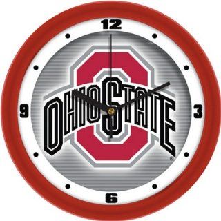 Ohio State Dimension Wall Clock  Sports Fan Wall Clocks  Sports & Outdoors