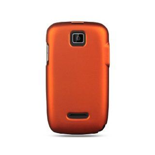 Orange Hard Cover Case for Motorola Theory WX430 Cell Phones & Accessories