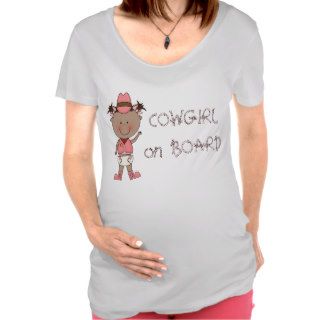 Baby Girl Cowgirl in Pink Western Maternity Tshirts