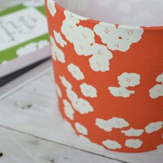 poppies handmade lampshade by lolly & boo lampshades