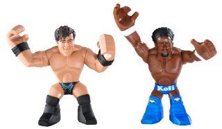 WWE Rumblers Kofi Kingston and Justin Gabriel Figure 2 Pack Toys & Games