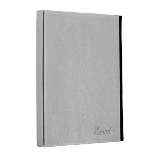 Light Gray Natural Fox Leather Look 2 iPad Folio Cover