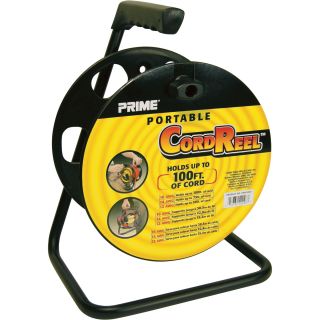 Prime Wire & Cable Portable Cord Reel with Metal Stand — Model# CR003000  Cord Reels