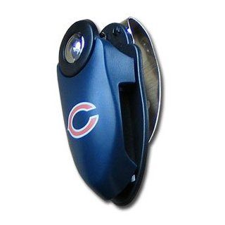 Chicago Bears 3 in 1 Visor Clip   NFL Football Fan Shop Sports Team Merchandise Sports & Outdoors