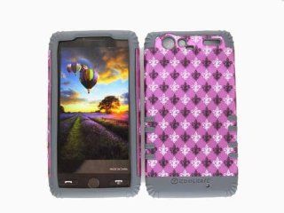 3 IN 1 HYBRID SILICONE COVER FOR MOTOROLA DROID RAZR VERIZON WIRELESS HARD CASE SOFT GRAY RUBBER SKIN SAINTS FLEUR CG TE442 S XT912 KOOL KASE ROCKER CELL PHONE ACCESSORY EXCLUSIVE BY MANDMWIRELESS Cell Phones & Accessories