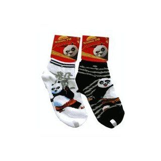 Kids Kung Fu Panda Socks (Sz 6 8) 2 Pairs Clothing