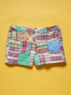 Madras patchwork shorts by Vineyard Vines Girls
