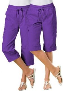 Women's Plus Size Pants, capri style in convertible lengths
