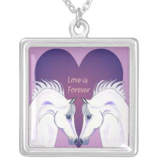 Love Is Forever Arabian Horse Necklace