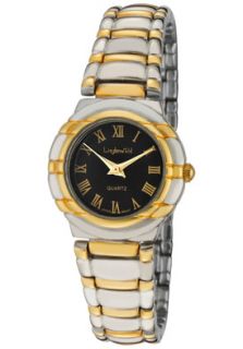 Lindenwold 70377  Watches,Womens Black Dial Two Tone, Casual Lindenwold Quartz Watches