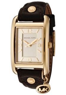 Michael Kors MK2166  Watches,Womens Gold Dial Brown Leather, Casual Michael Kors Quartz Watches