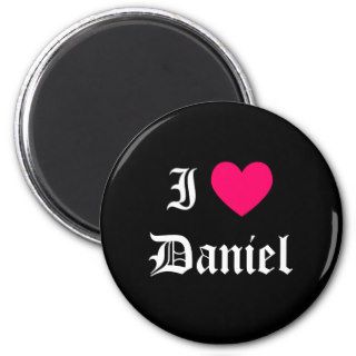I Love Daniel Refrigerator Magnet