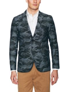 Camouflage Print Blazer by Barque