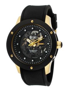 Mens Editions Yellow Gold & Black Watch by ROTARY