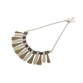 spiked design necklace by kiki's