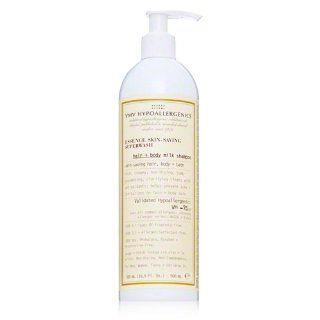 VMV Hypoallergenics Essence Skin Saving Superwash Hair and Body Milk Shampoo 16.91 fl oz. Health & Personal Care