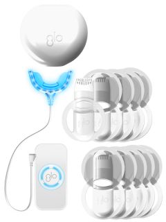 GLO Brilliant Personal Whitening Kit + BONUS gifts. Your smile, 5x whiter in 5 days 課メ NO sensitivity by GLO Science