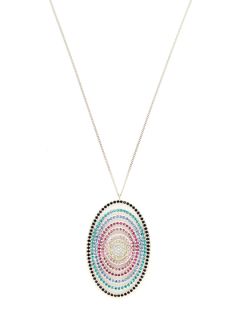 Rainbow Pendant Necklace by Swarovski Jewelry