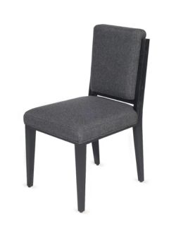 Slate Linen Dining Chair by Four Hands