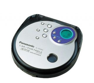 Panasonic SLSX392C CD Player w//Car Adapter/Remote —